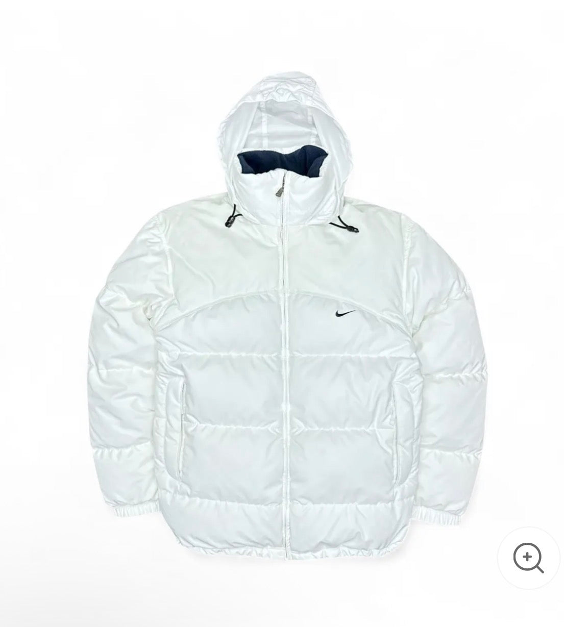 Vintage Puffer Daunenjacke Wei