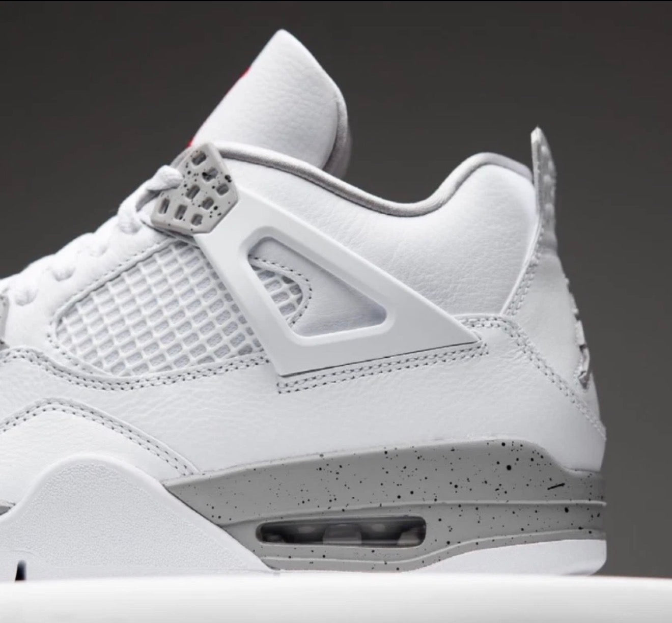 Jordan 4 Retro "White Oreo" Men's Basketball Shoes Mid Top Us Size7-12