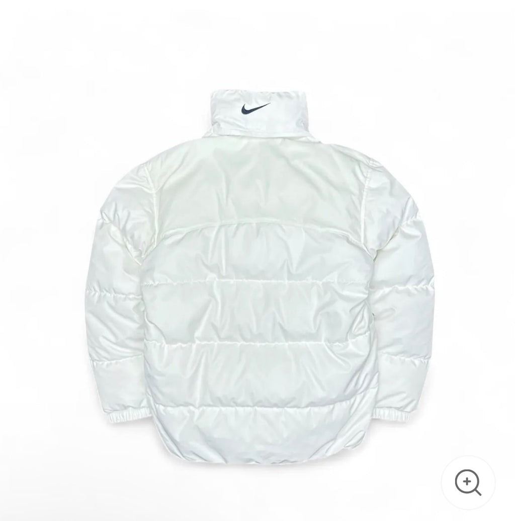 Vintage Puffer Daunenjacke Wei
