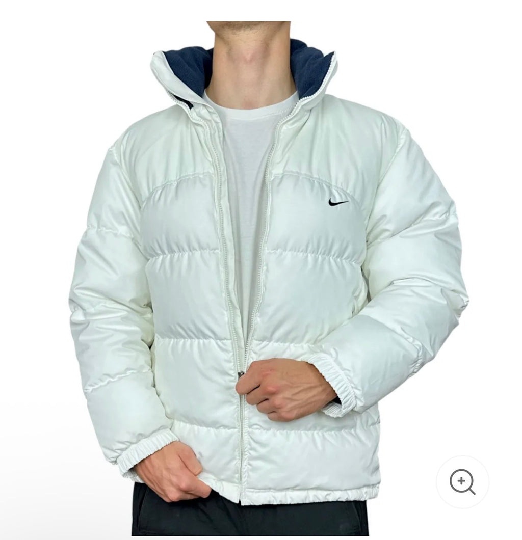 Vintage Puffer Daunenjacke Wei