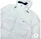 Vintage Puffer Daunenjacke Wei