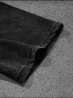 Camiseta informal suelta de cuello redondo con estampado de letras para hombre