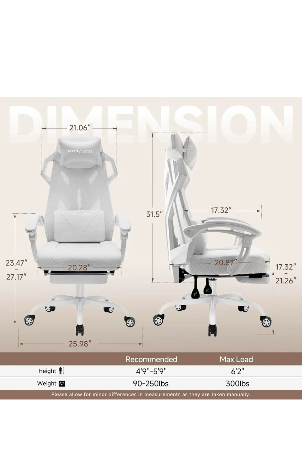 GTPLAYER Gaming Chairs